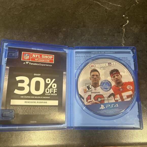 Madden NFL 22 For PlayStation 4 PS4 PS5 Football Very Good 4E - Picture 7 of 9